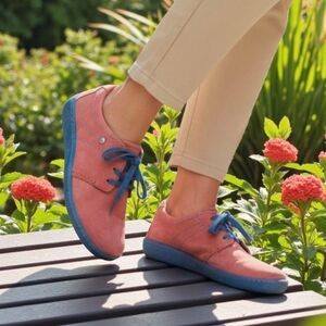 Wolky Artemis rusty orange Red comfy leather tie walking shoes Euro sz 40 US 9